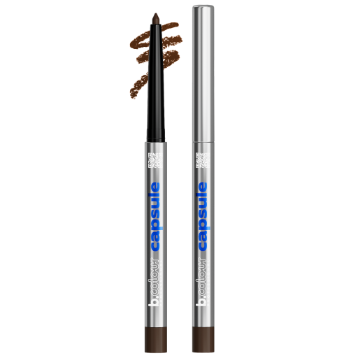 Automatic kajal eye pencil / 02 Brown, B.COLOUR PROFESSIONAL CAPSULE, 0,25 g