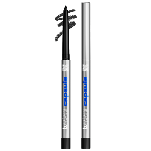 Automatic kajal eye pencil / 01 Black, B.COLOUR PROFESSIONAL CAPSULE, 0,25 g